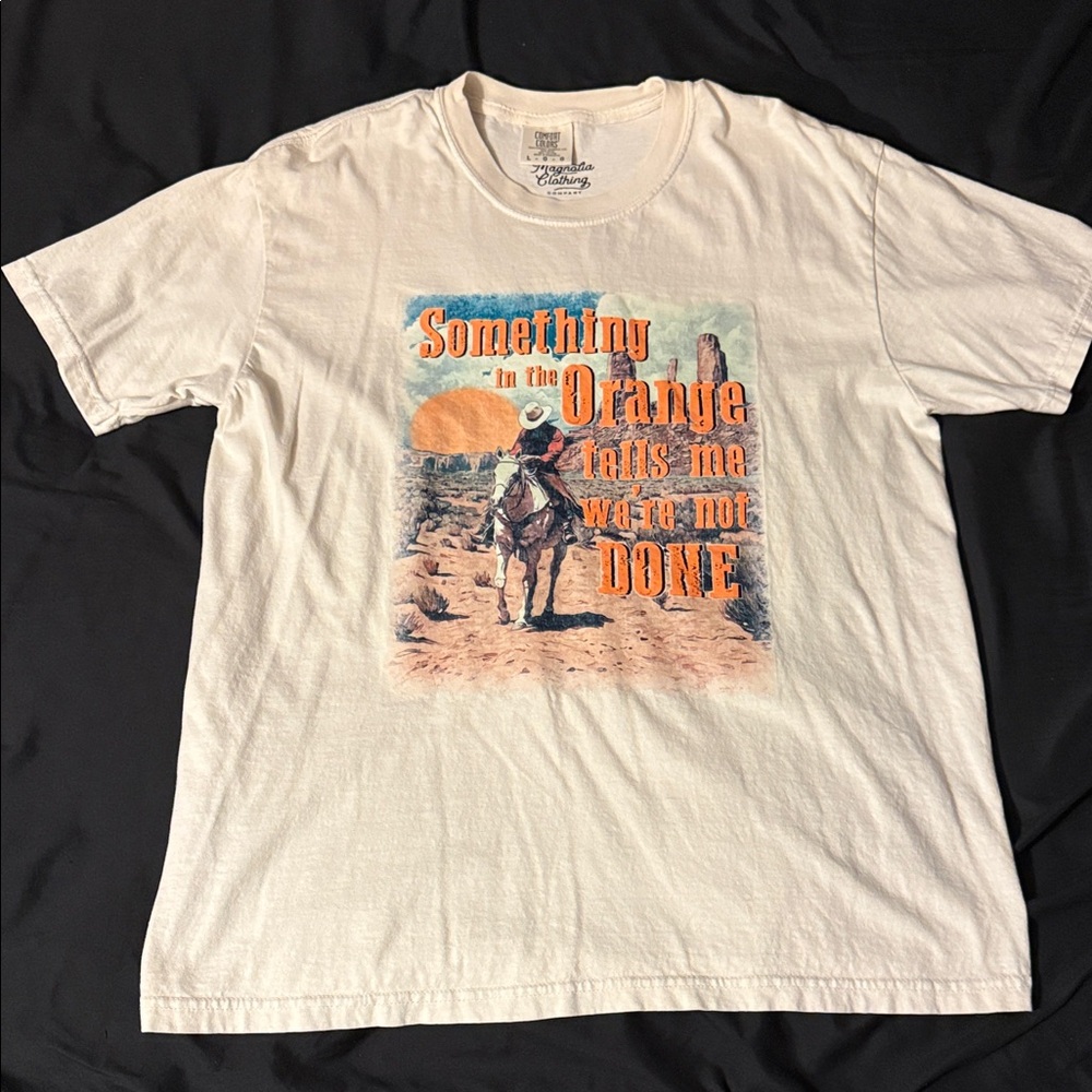 Cream Cowboy Graphic Tee